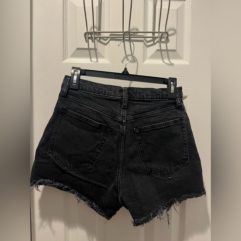Abercrombie & Fitch Black Jean Shorts - Picture 3 of 3
